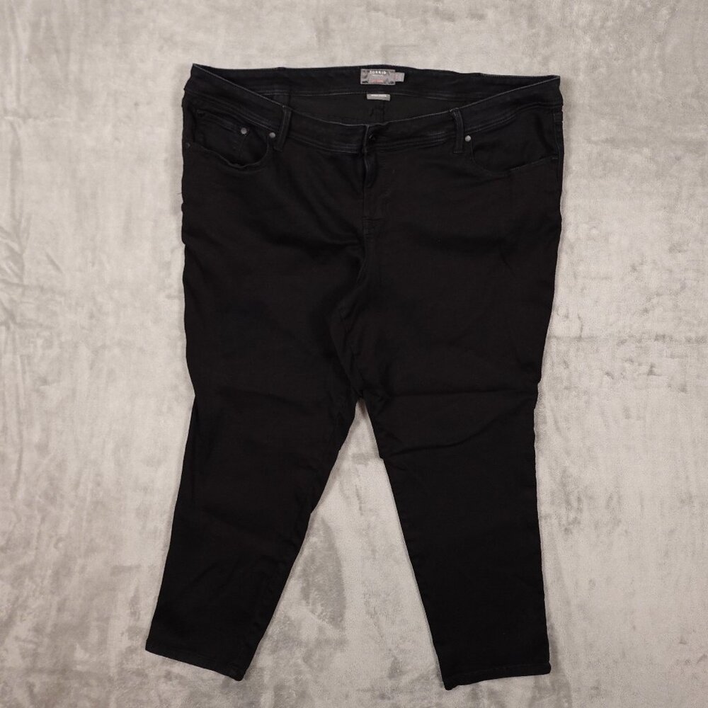 Torrid jeans Luxe Skinny women's 26R plus size black‎ stretchy